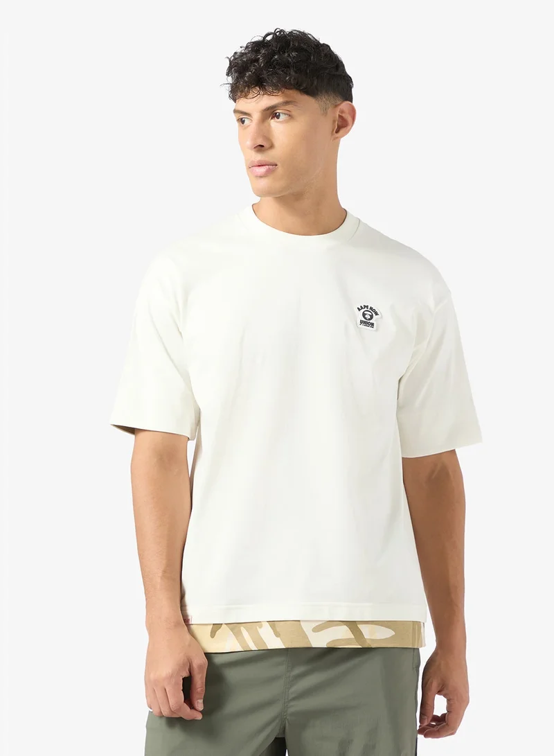 AAPE AAPENOW moonface logo short sleeve tee